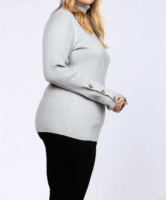 &Merci - Rib Stitch Pullover Sweater - Plus