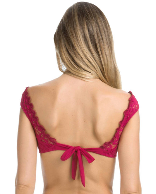 Becca - V-Neck Off the Shoulder Bikini Top