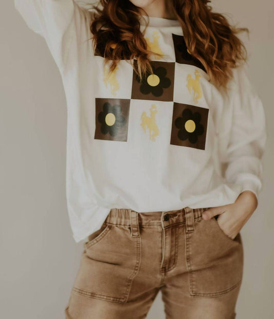 Chicka-D - Floral Steamboat Checkerboard Shirt