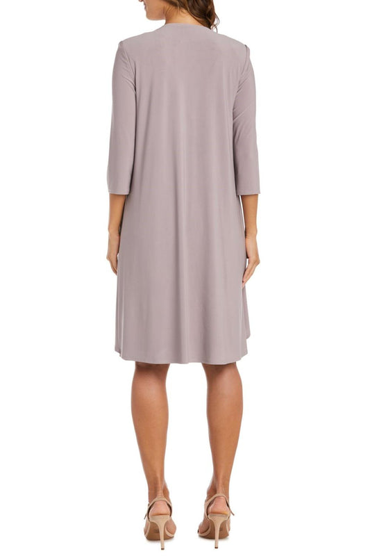 R&M Richards - 3/4 Sleeve 2-Piece Jacket & Dress Set