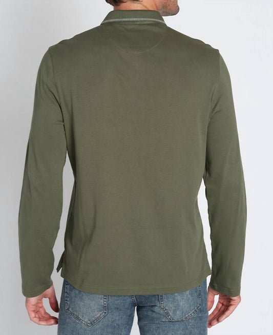 Jachs New York - Luxe Cotton Long Sleeve Polo Shirt