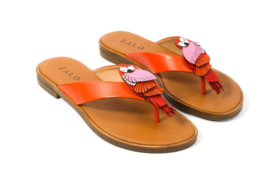 House Of Zalo - Women's Patty Parrot Sandal