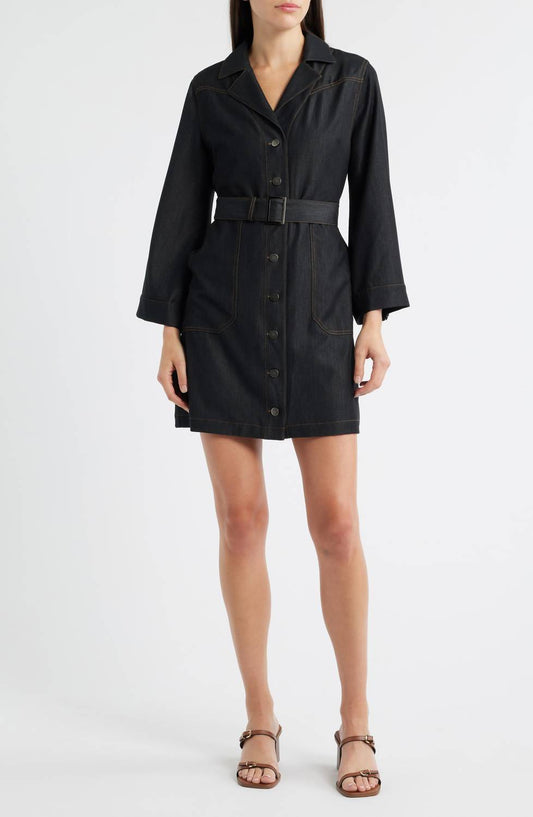 Ciebon - Franny Denim Button Down Mini Dress