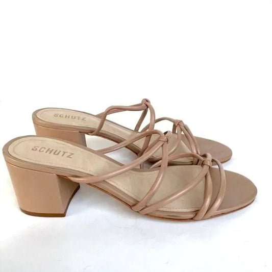 Schutz - Women's Princey Strappy Block Heel Sandals