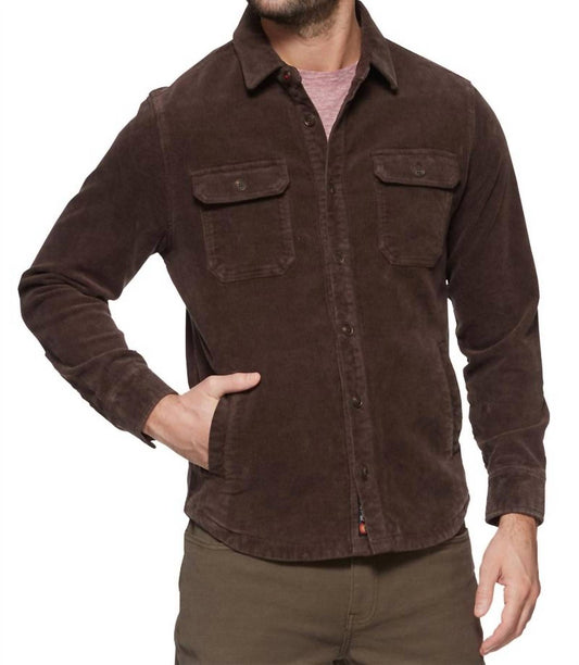 Flags & Anthem - Hamilton Vintage Wash Corduroy Shirt Jacket