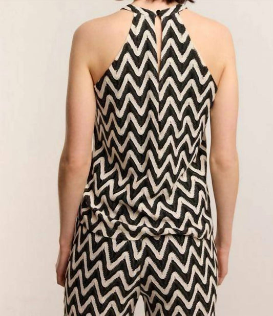 Summum - Zig Zag Crochet Singlet Top