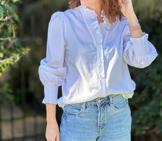 Joy Joy - Ruffle Collar Blouse