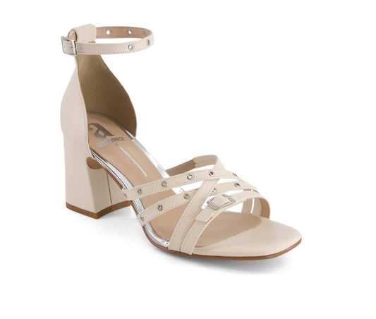 Andrea - Women's Ankle Strap Heeled Sandals