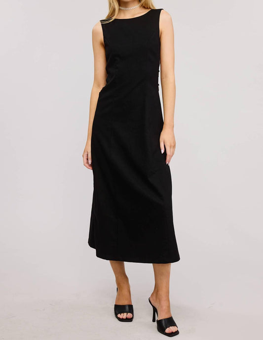 Mimosa - Midi Dress With Side Ring Metal Cut Out