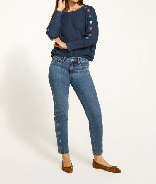 Fdj - Olivia pencil ankle jean - ankle - blue - clothing