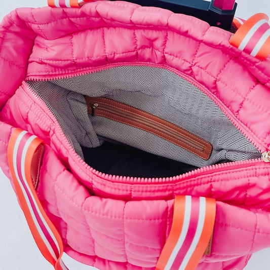 Pretty Simple - Women's Tenley Quilted Tote Roller Bag