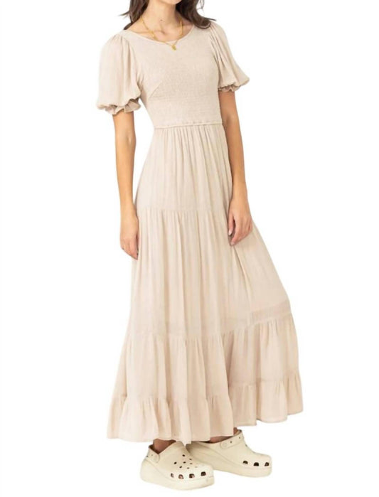 Hyfve - Tiered Smocked Maxi Dress