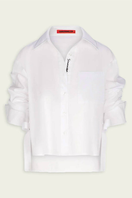 Simon Miller - AYRE CROPPED POPLIN TOP