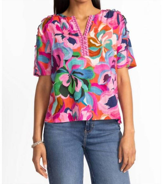 Johnny Was - Ruffle Seam Top - Plus