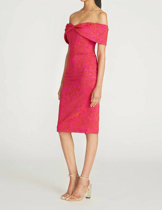 Theia - Eveline Off Shoulder Dress