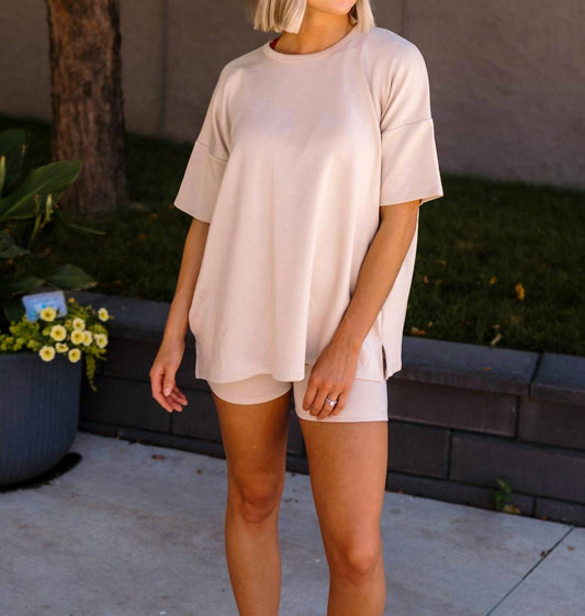 Charlotte Avery - Everly Oversized Tee & Short Set