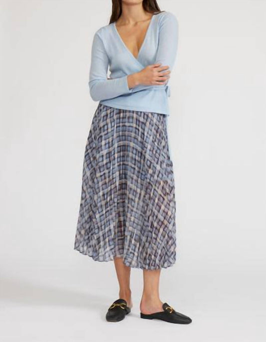 Lucy Paris - Talia Pleated Plaid Skirt