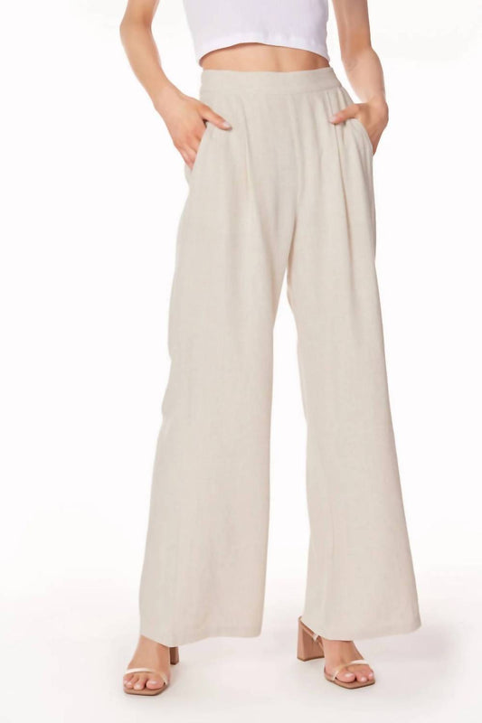 Bobi - Pleated Wide Leg Pants