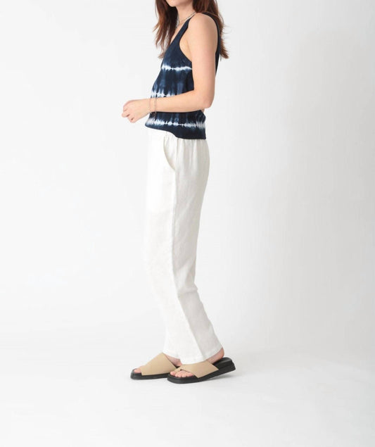 Electric & Rose - Tie-dye Linear Scoop Tank Top