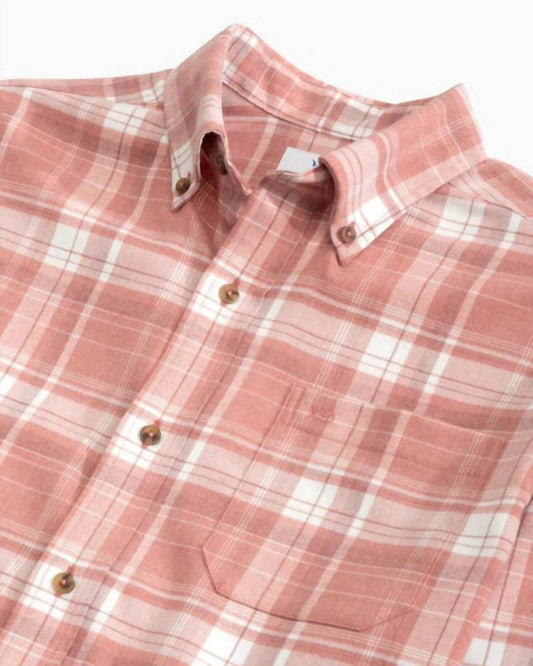 Southern Tide - Flannel Intercoastal Avondale Plaid Heather Sportshirt
