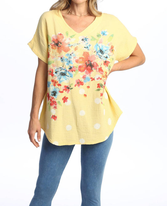 Jess & Jane - Bossa Nova Mineral Washed Double Gauze Top