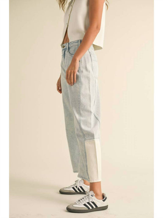 Miou Muse - Color Combo Barrel Pants