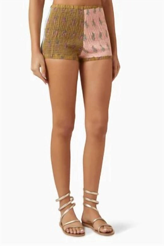 Boteh - Lucent Shirred Hotpant Short