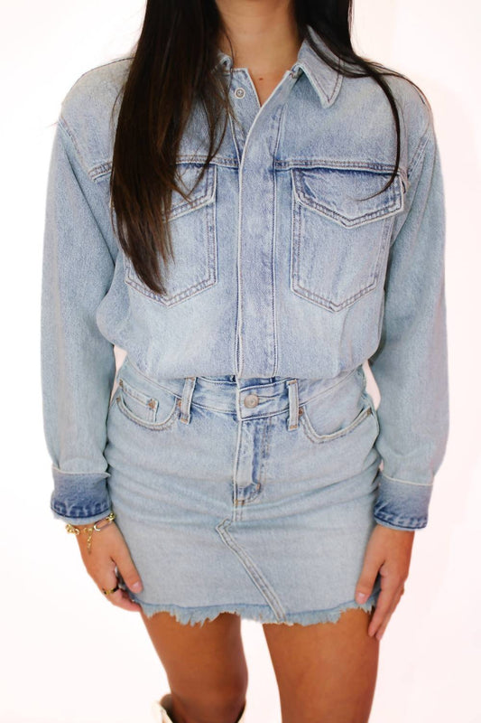 Pistola - Nina Long Sleeve Denim Dress