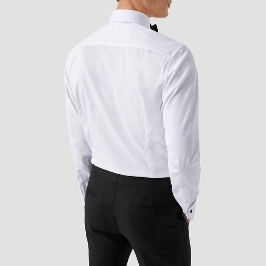 Eton - Textured Twill Long Sleeve Dress Shirt