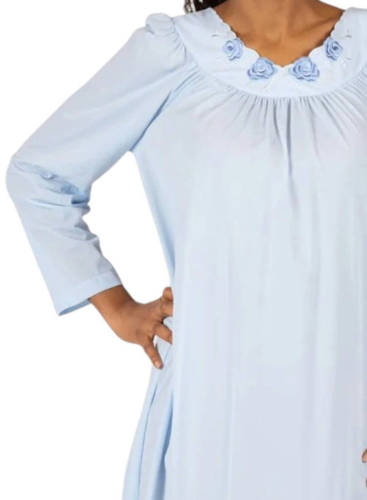 Shadowline Lingerie - Petals 53 Inch Long Sleeve Gown