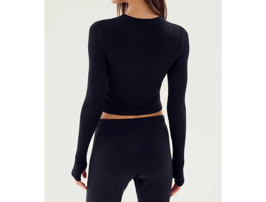 Splits59 - Louise Long Sleeve Crop Top