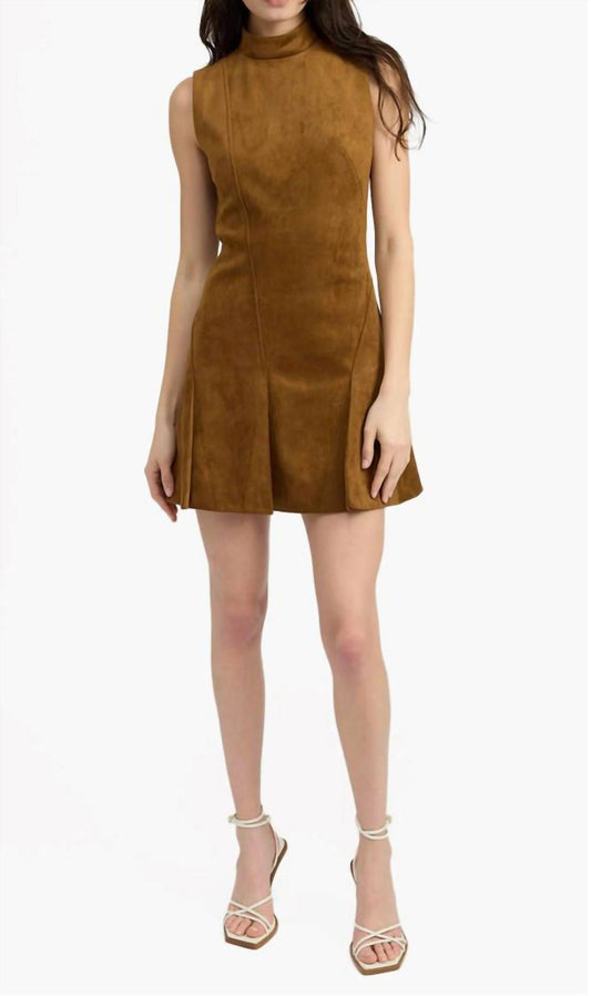 En Saison - Logan Mock Neck Mini Dress