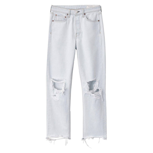 Maya High Rise Slim Ditch Plain Ripped Jeans