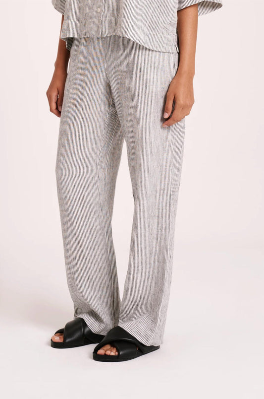 Nude Lucy - Women's Lounge Stripe Linen Pant
