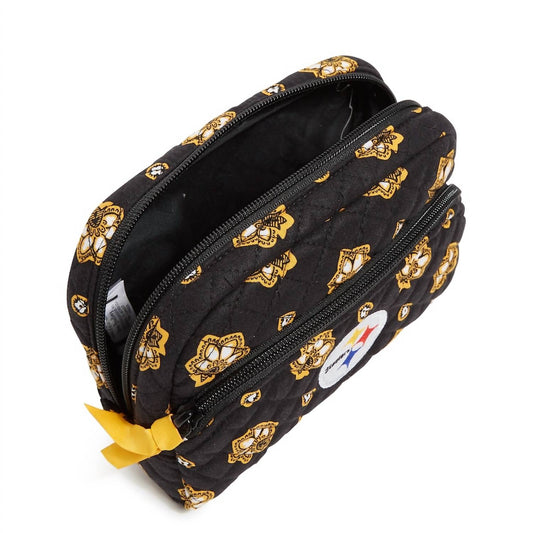 Vera Bradley - Women's Pittsburgh Steelers Medium Cosmetic Bag