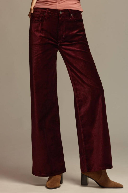 Citizens Of Humanity - Lolli Mid Rise Baggy Velvet Jeans