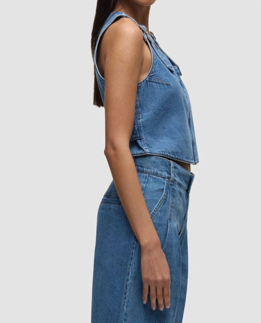 Hudson - Denim Buckle Vest