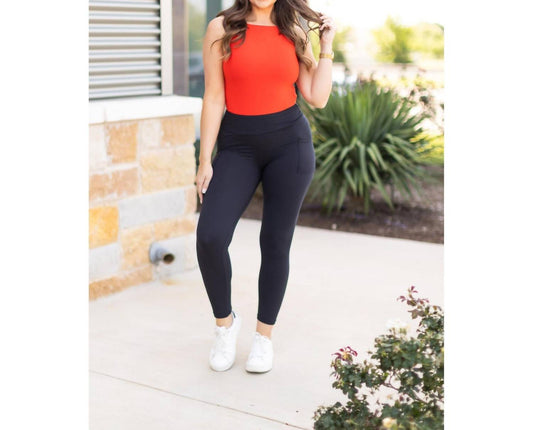 Julia Rose - Alana Ankle Length With Pockets Leggings