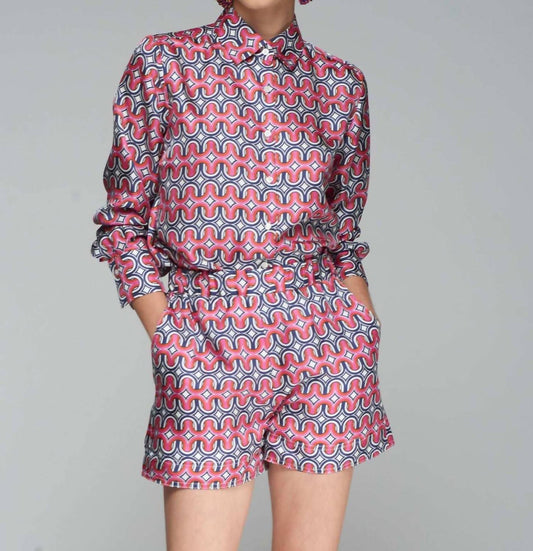 Vilagallo - Mariela Geometric Shirt