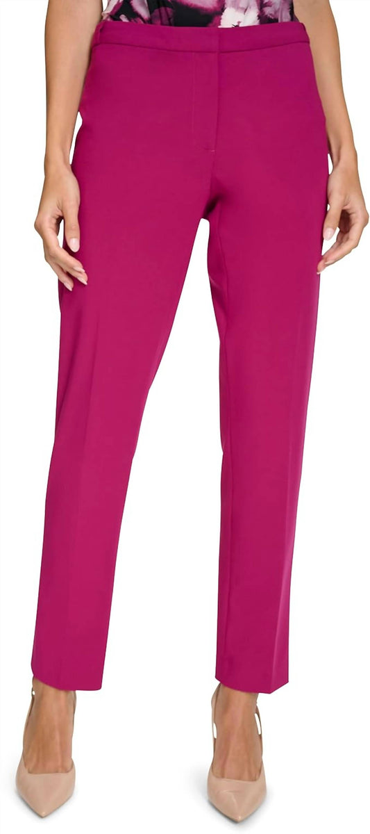 Calvin Klein - Mid-rise Slim-leg Ankle Pants
