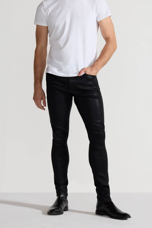 Monfrere - Preston Coated Denim Cargo Pants