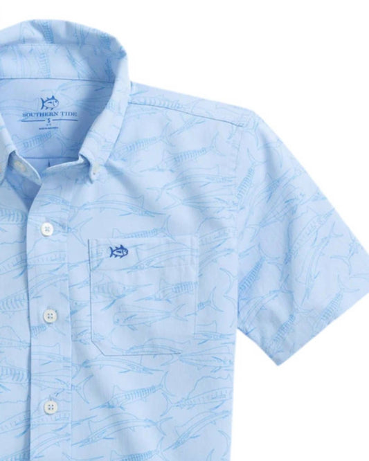 Southern Tide - Boy's Youth Game Fish Sport Shirt