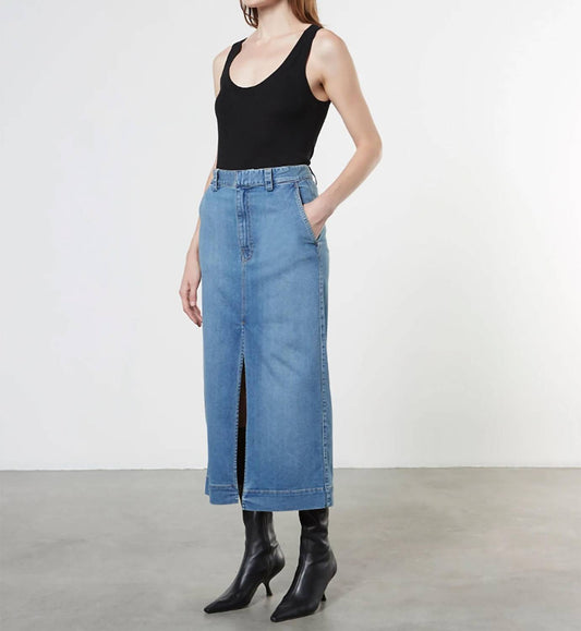 Enza Costa - Soft Touch Slit Skirt