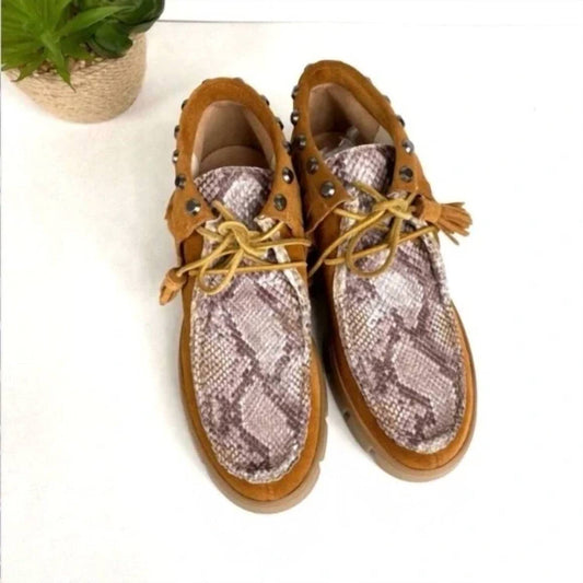 Geox - Goula Brogues Python Booties