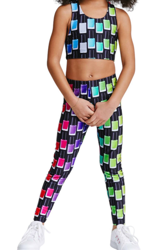 Terez - Girl's Nail Polish Hi-Shine Legging