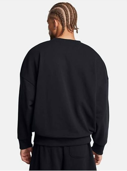Under Armour - Men's Icon Heavyweight Terry Overized Crew Neck Sweatshirt