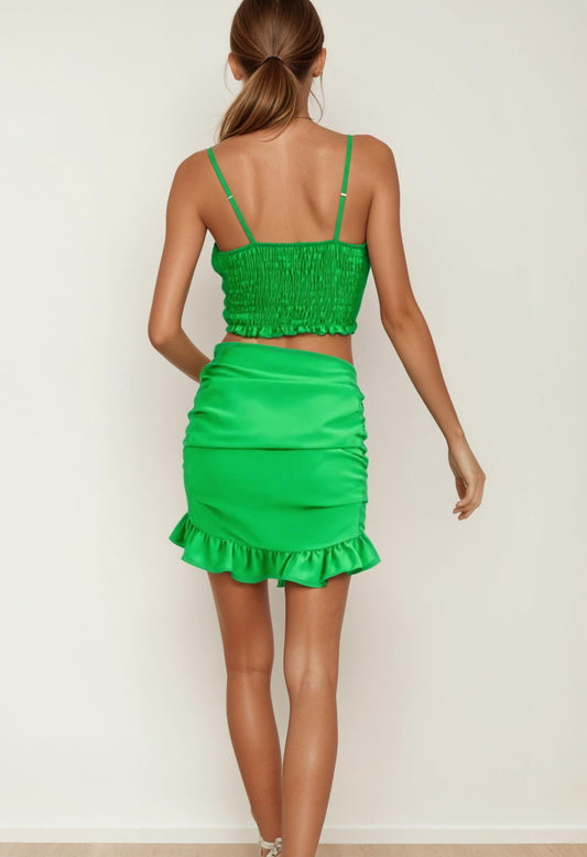 Painted Threads - Eden Crop Top & Skirt Set