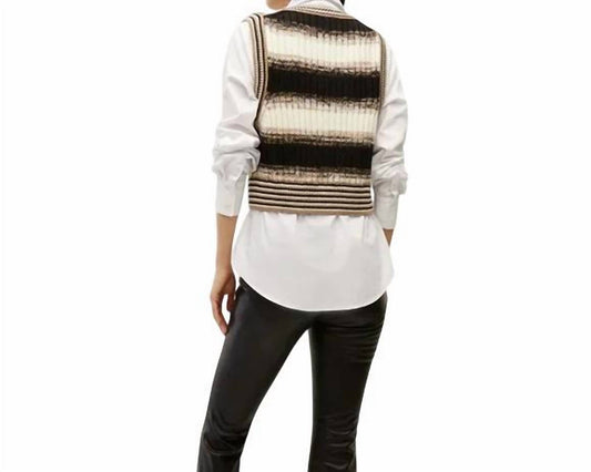 Veronica Beard - Spear Mixed Media Vest