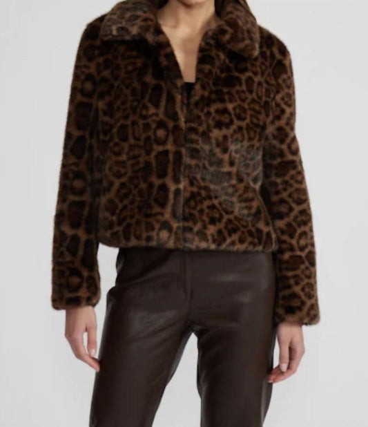 Lucy Paris - Bambi Faux Fur Leopard Jacket
