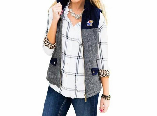 Gameday Couture - University of Kansas Prep For It Vest